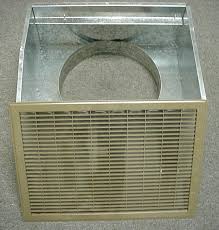floor return air filter box and grill