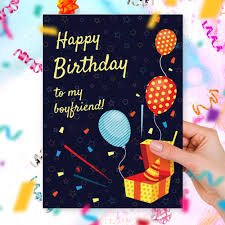 birthday card for boyfriend handmade