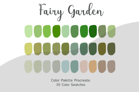 Procreate Color Palette Fairy Garden