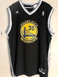 Details About Adidas Nba Jersey Golden State Warriors Kevin Durant Black Alt Sz L