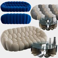 bubble sofa roche bobois 3d model