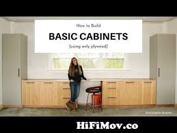 how to build kitchen cabinets in