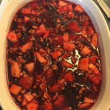 cranberry jell o salad with walnuts recipe