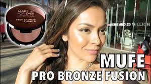 makeup forever pro bronze fusion review