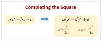 Completing The Square Calculator