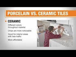 porcelain vs ceramic tiles the home
