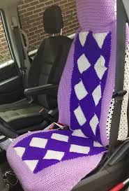 Custom Colored Crocheted Car Seat