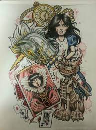 american mcgees alice tattoo - Google Search | Alice in wonderland, Art  reference, Adventures in wonderland