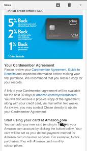 Amazon prime rewards visa card: Amazon Prime Visa By Chase Denied Then Approved Myfico Forums 6071900