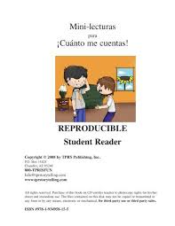 cuentas reproducible student reader