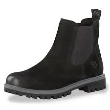 Buy ladies slip on ankle boots by tamaris at arthur knight shoes uk. Tamaris Chelsea Boots In Farbe Schwarz Um 51 Reduziert Online Kaufen