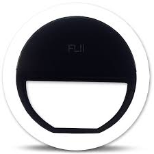 Black Flii Selfie Ring Light Rechargeable Flii