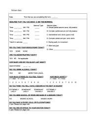 Fillable Online Montefiore Seizure Diary Template Web