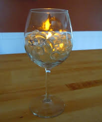 Wedding Centerpieces Wine Glass Lights