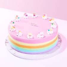 This bright and lively dessert will wow guests when you cut in and reveal the bright rainbow layers of cake. Over The Rainbow Cake Sweet Passion