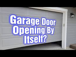 why is your garage door is opening by
