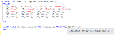 nullable columns not null