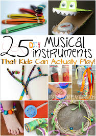 Many of these musical instruments are easy enough for your children to make with very little help from you! 25 Diy Musical Instruments