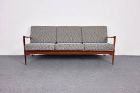 Mid Century Vintage Teak Sofa Model