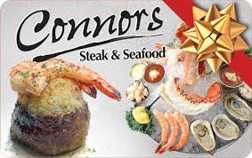 connors steak seafood gift cards