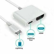 Soltekonline Lightning To Hdmi Cable Digital Av Tv Adapter For Iphone 6 7 8 X Xr 11 Ipad Pro
