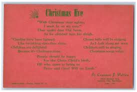 1955 christmas eve sing a song postal
