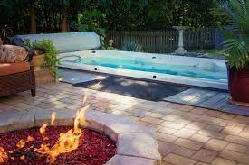 Fire Pit Hot Tub Backyard Ideas