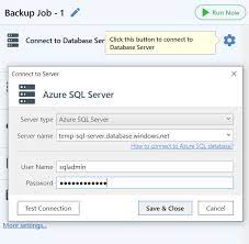 how to backup azure sql database to
