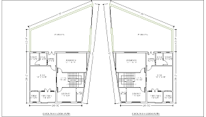 Story Duplex House Plan India