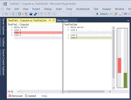 Compare Two Files In Visual Studio Stack Overflow