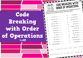 Code Breaking With Order Of Operations