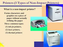 Printer its types, working and usefulness 2. What Is Non Impact Printers Different Types Of Non Impact Printers All Over Study