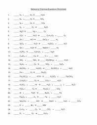 Chemical Equation Balancing Equations