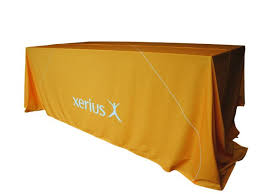 Customize high quality brand table cloths for trade shows & events. Custom Printed Tablecloths Personalized Logo Tablecloths Brandspot