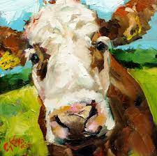 Cow Painting Animal Paintings
