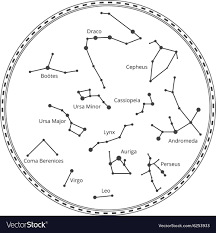 Sky Map With Constellations