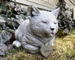 Stone Cat Statue Statue For Home