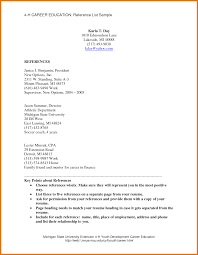 resume sample with reference list references resume examples Sample Of  References
