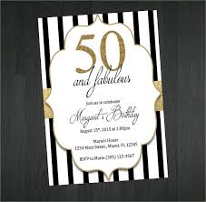 45 50th Birthday Invitation Templates Free Sample Example