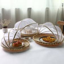 Bamboo Food Tray With Coverrattan Tray
