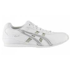 New Womens Asics Cheer 6 Cheerleading Shoes White Silver Choose Size