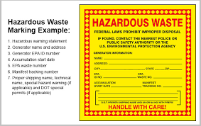 Hazardous Waste Labeling And Marking Quick Tips 322