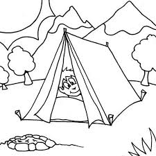 Circus and carnival coloring pages. Boy Sleeping At Camping Tent Coloring Page Coloring Sun Camping Coloring Pages Halloween Coloring Pages Printable Super Coloring Pages