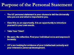 The UC Personal Statement    ppt download SlideShare
