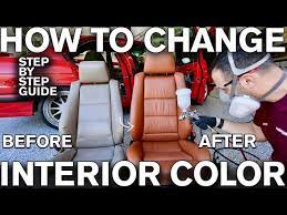 Car Interior Color With Dye Bmw