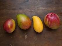 What color is a good mango?