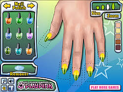 fruit nails game play at y8 com