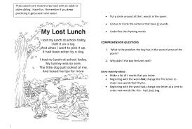 poem my lost lunch insoll avenue