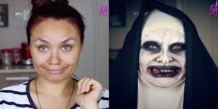this nun makeup transformation is