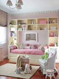 cute pink and white girls bedroom